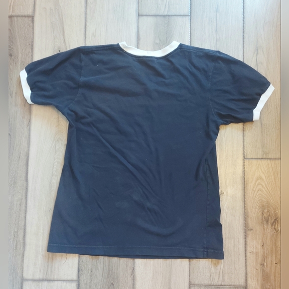 Puma Black/white Logo tee shirt men's medium - Picture 2 of 4